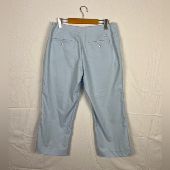 Adidas Climacool Light Blue Capri Pants Sz 10 - Picture 5 of 9